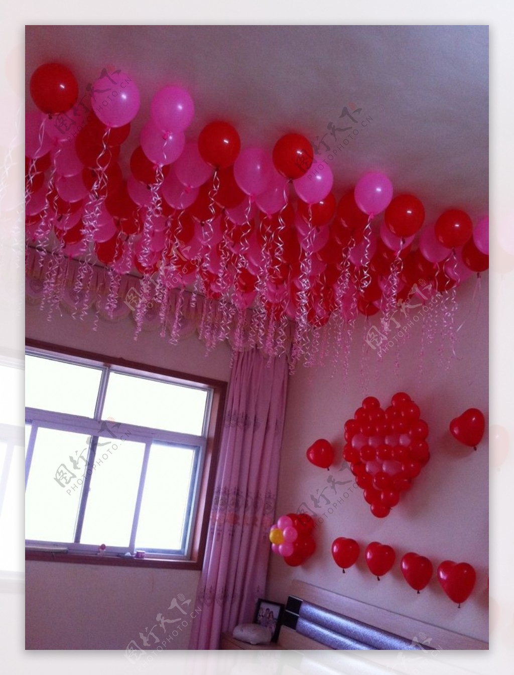 气球婚房图片
