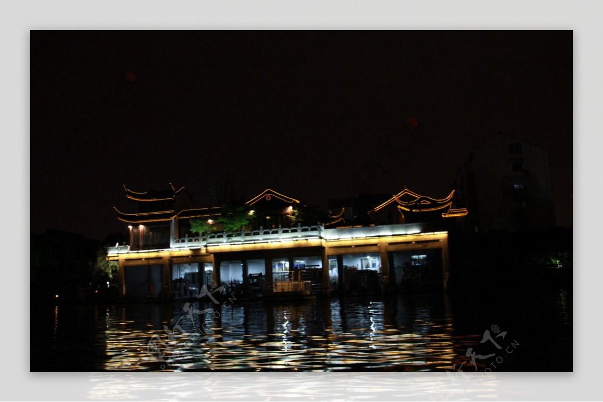苏州小清河夜景图片