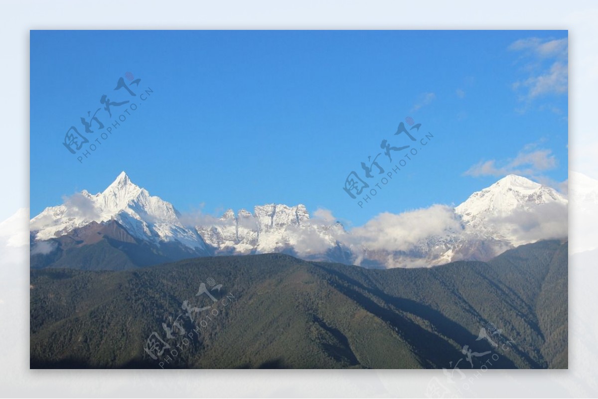 白马雪山图片