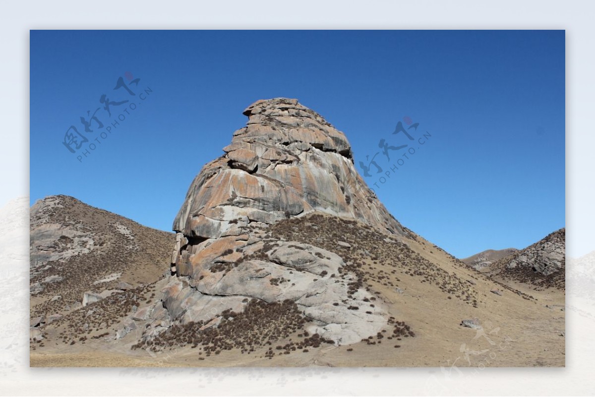 雅丹地貌山石图片