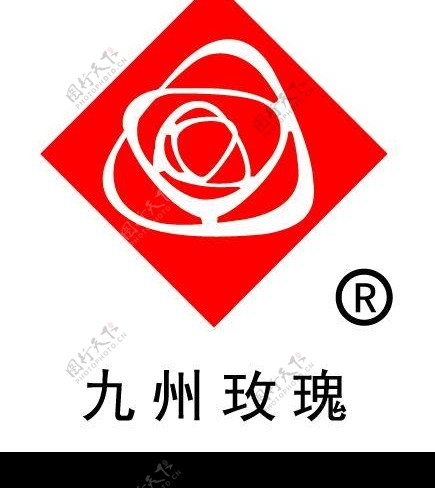 九州玫瑰标志图片