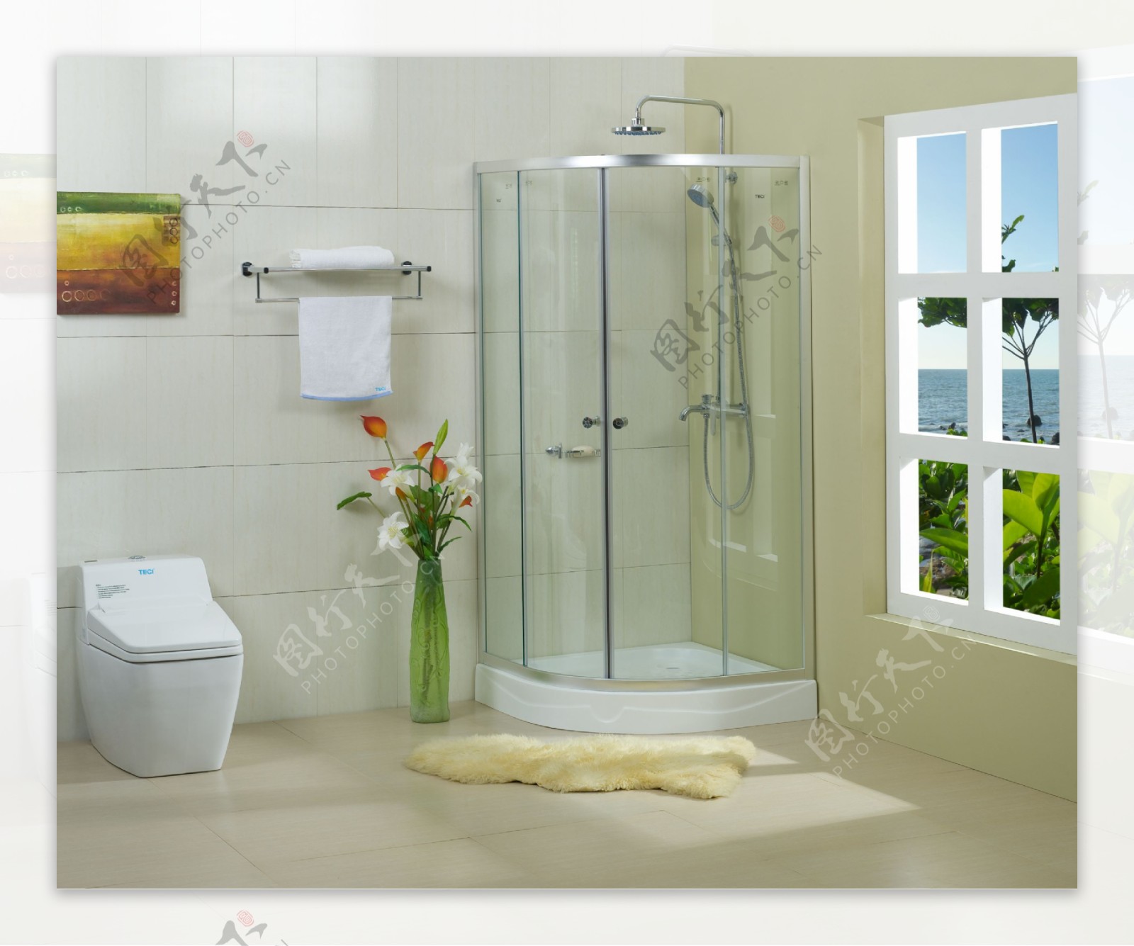 特瓷卫浴淋浴房图片