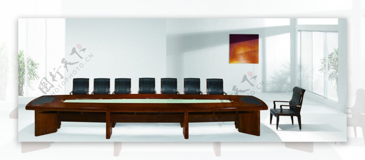 宏瑞实木家具会议室图片