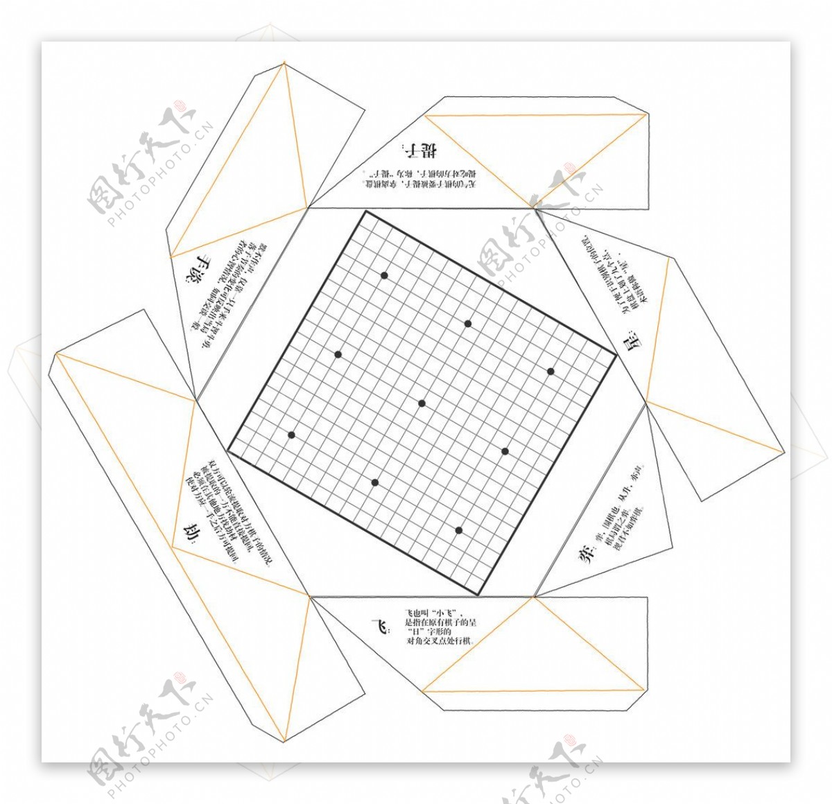 围棋异型棋盘图片