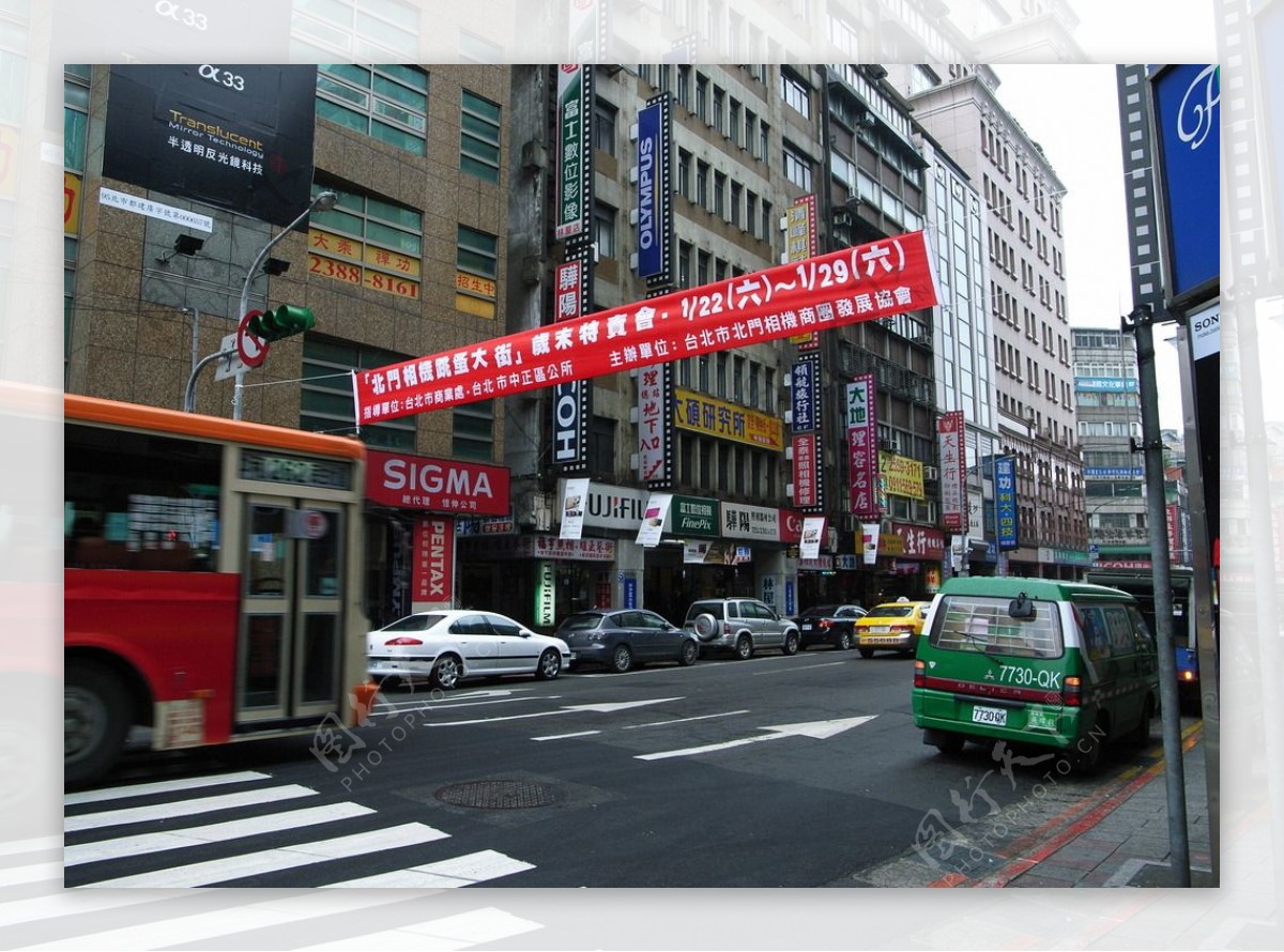 台北北门地区街景图片