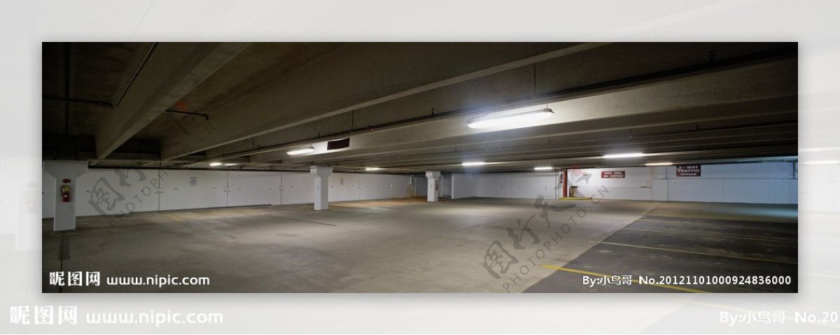 地下停车场素材图片
