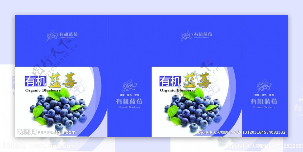蓝莓盒图片