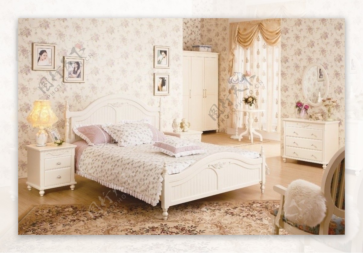 室内家具床图片