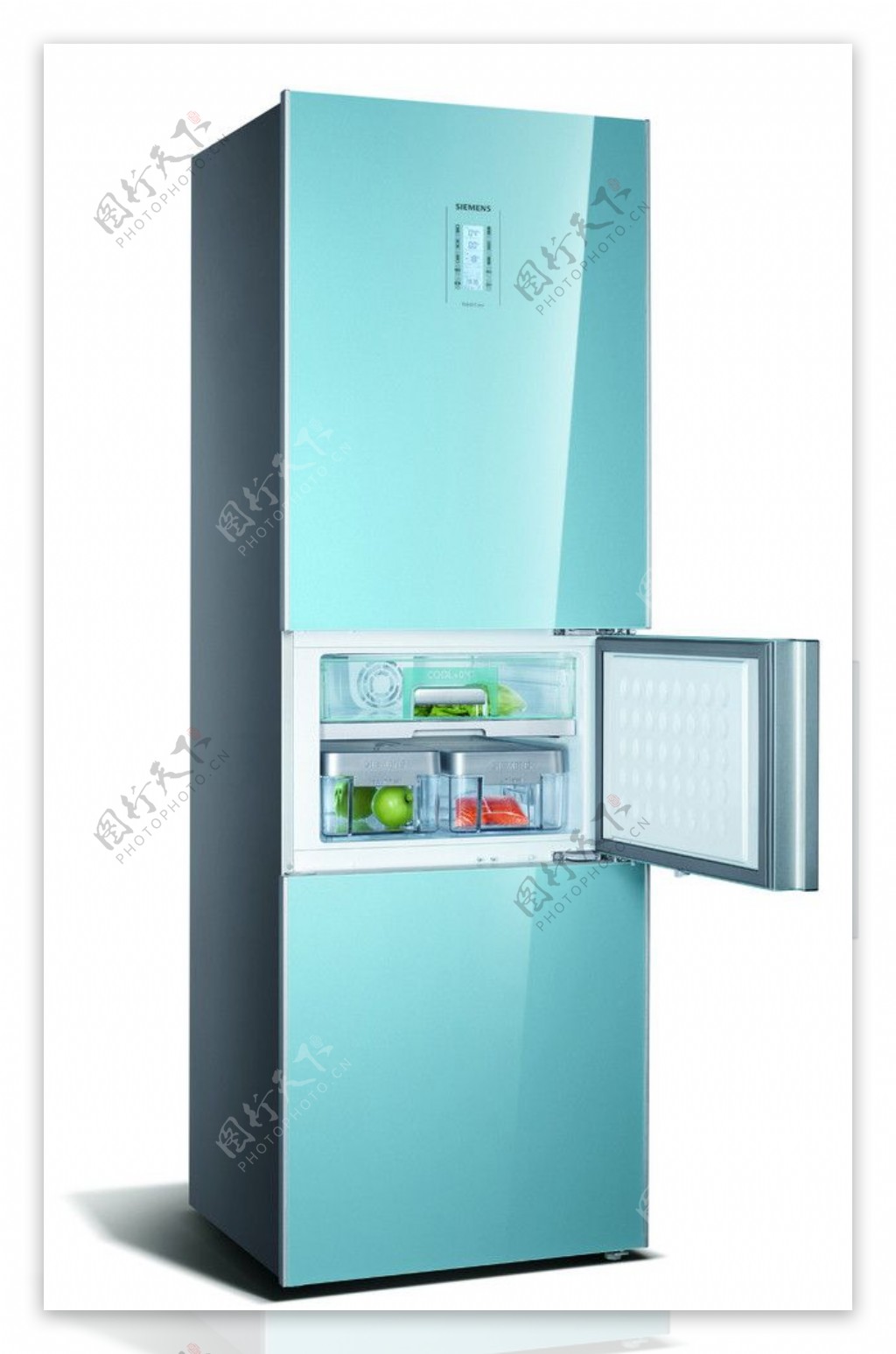 西门子三门冰箱图片