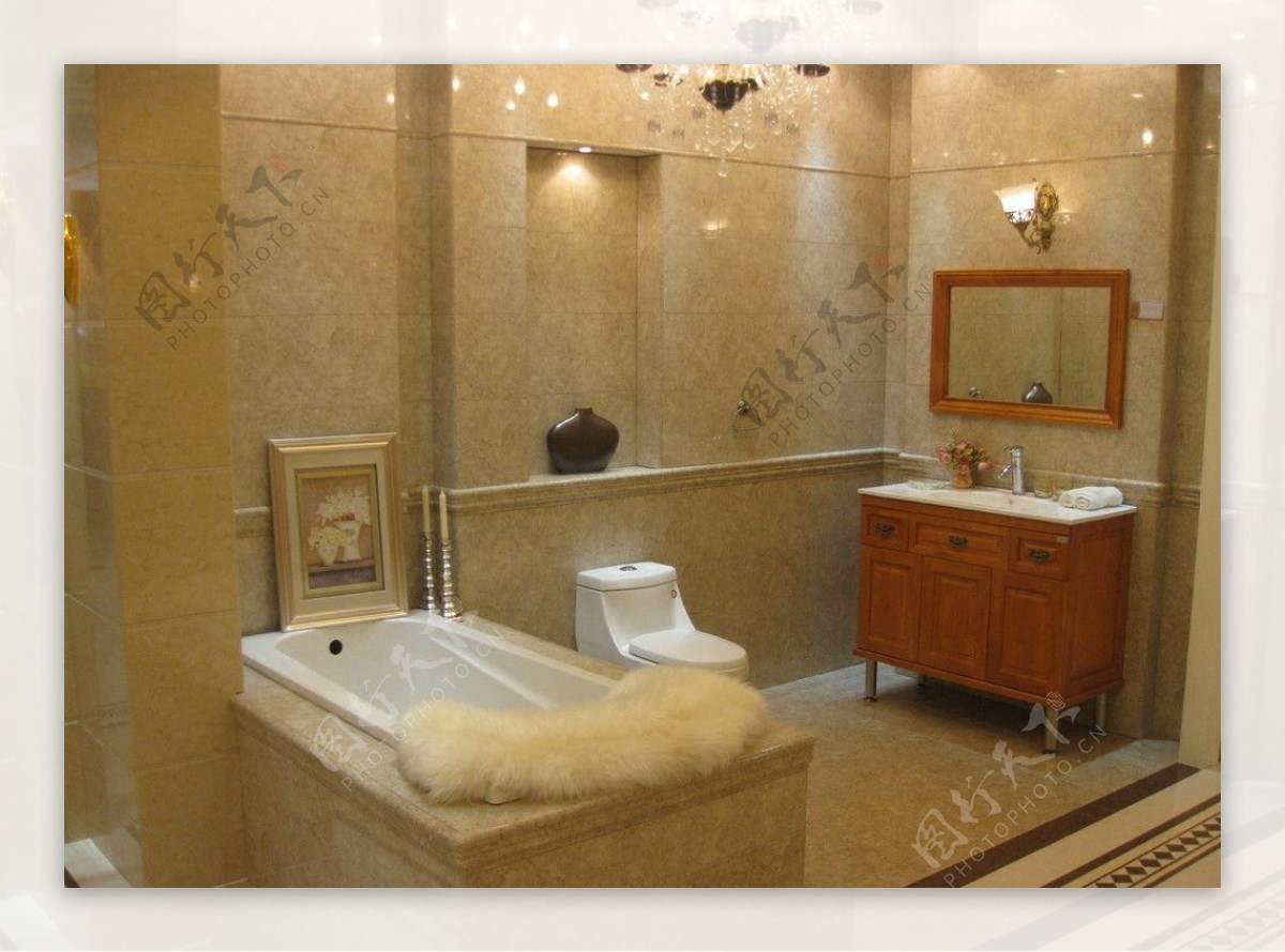 欧神诺陶瓷卫浴实景图片