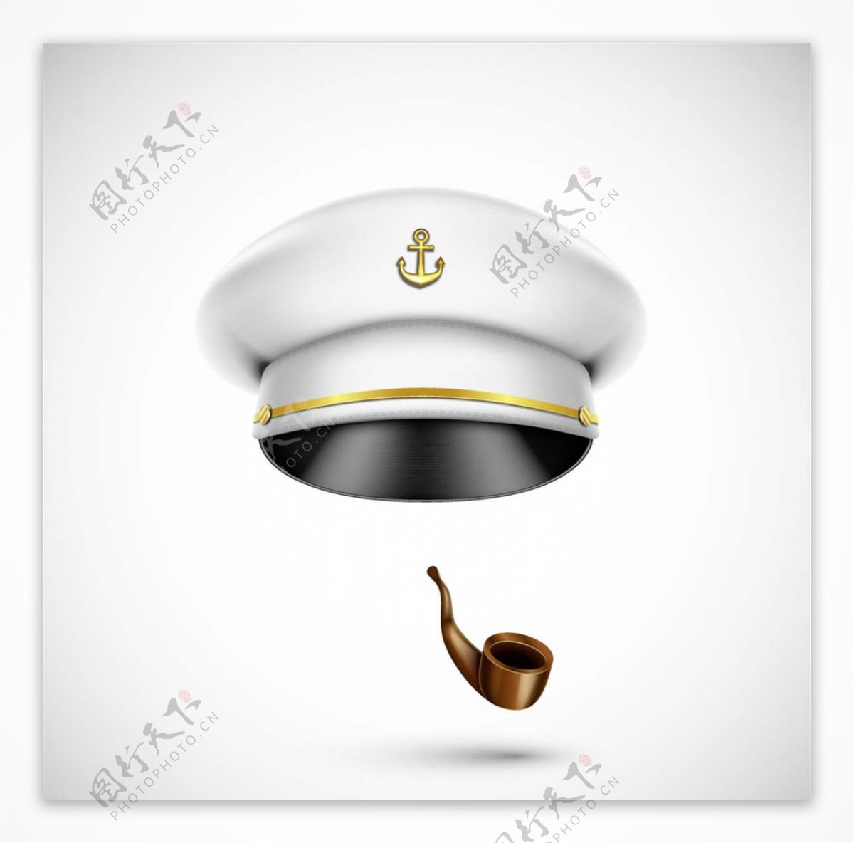 船长帽子航海图标图片