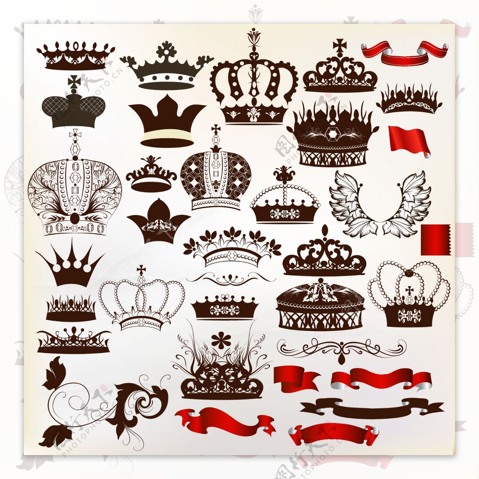 英伦皇室图标LOGO图片