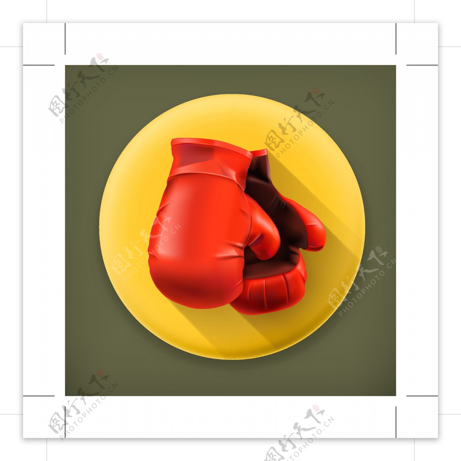 拳击手套ICON图标图片