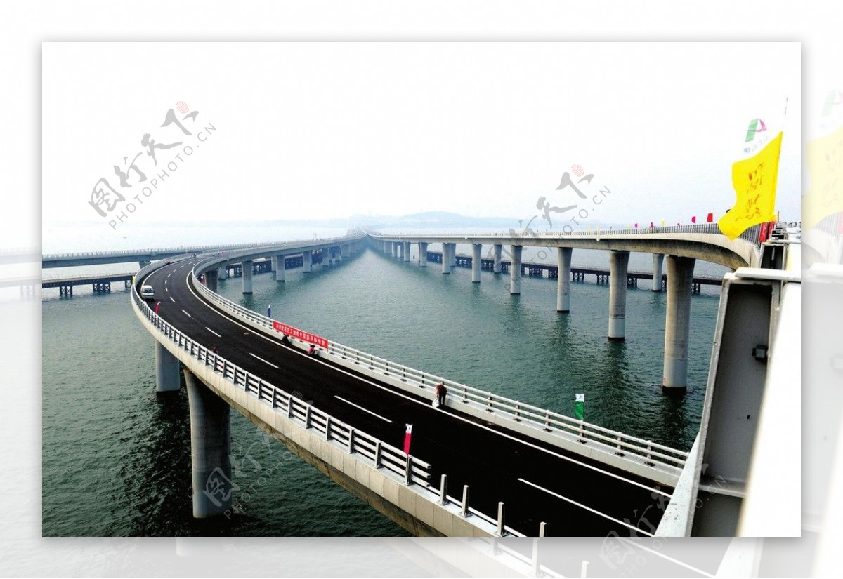 胶州湾跨海大桥图片