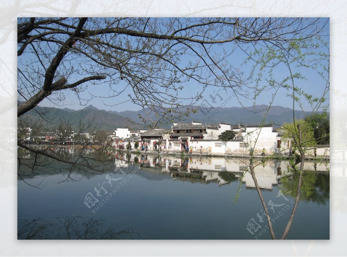 宏村风景图片