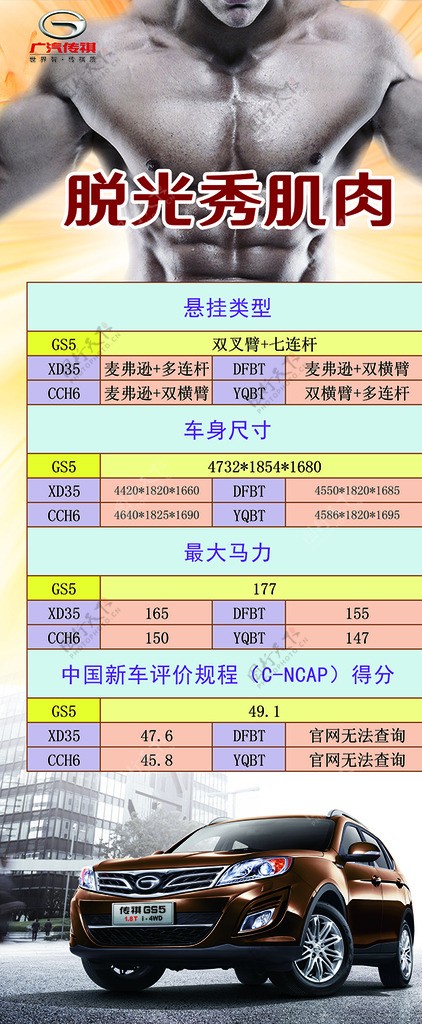 传祺展架图片