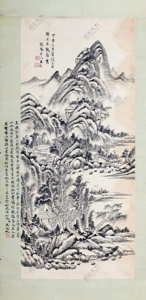 国画山水图片