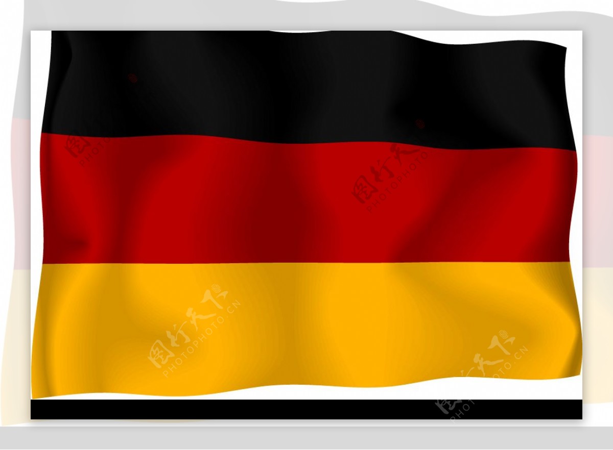 矢量德国国旗图片