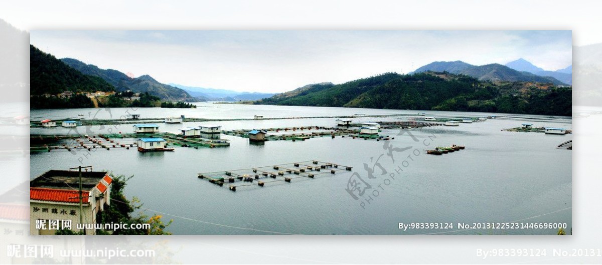 白龙湖渔场图片