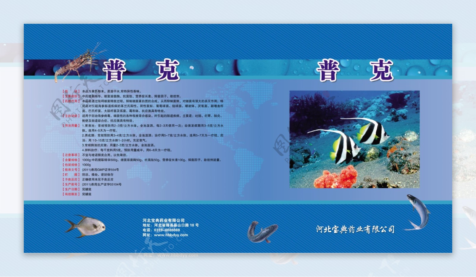 鱼类药品包装图片