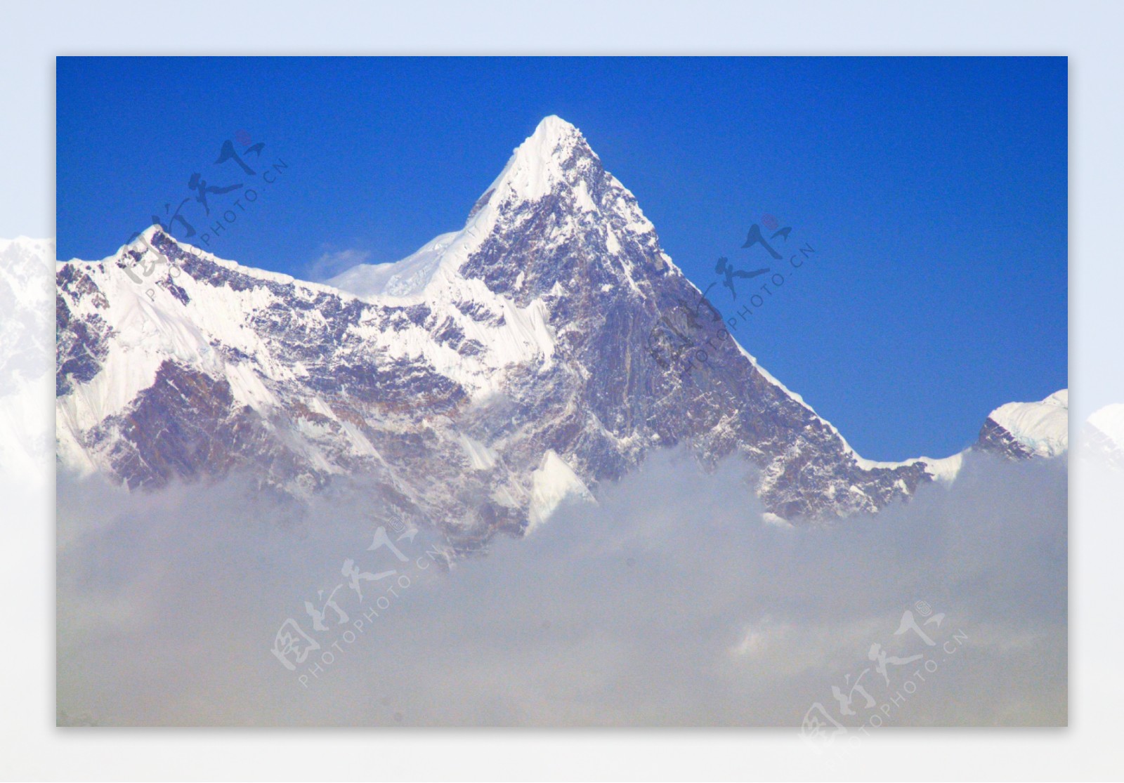青藏高原雪山之南迦巴瓦峰图片