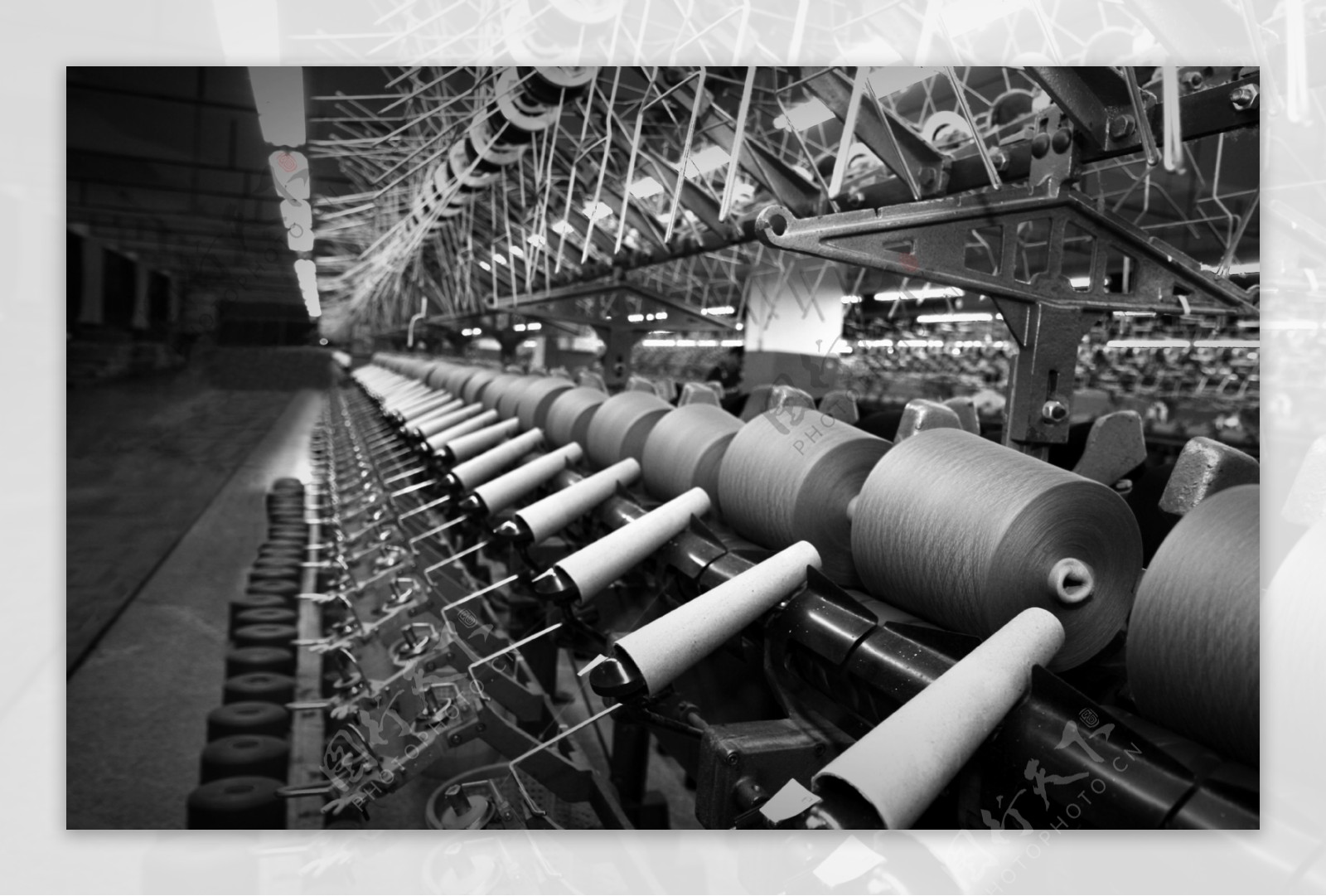机械纺织机械大型图片