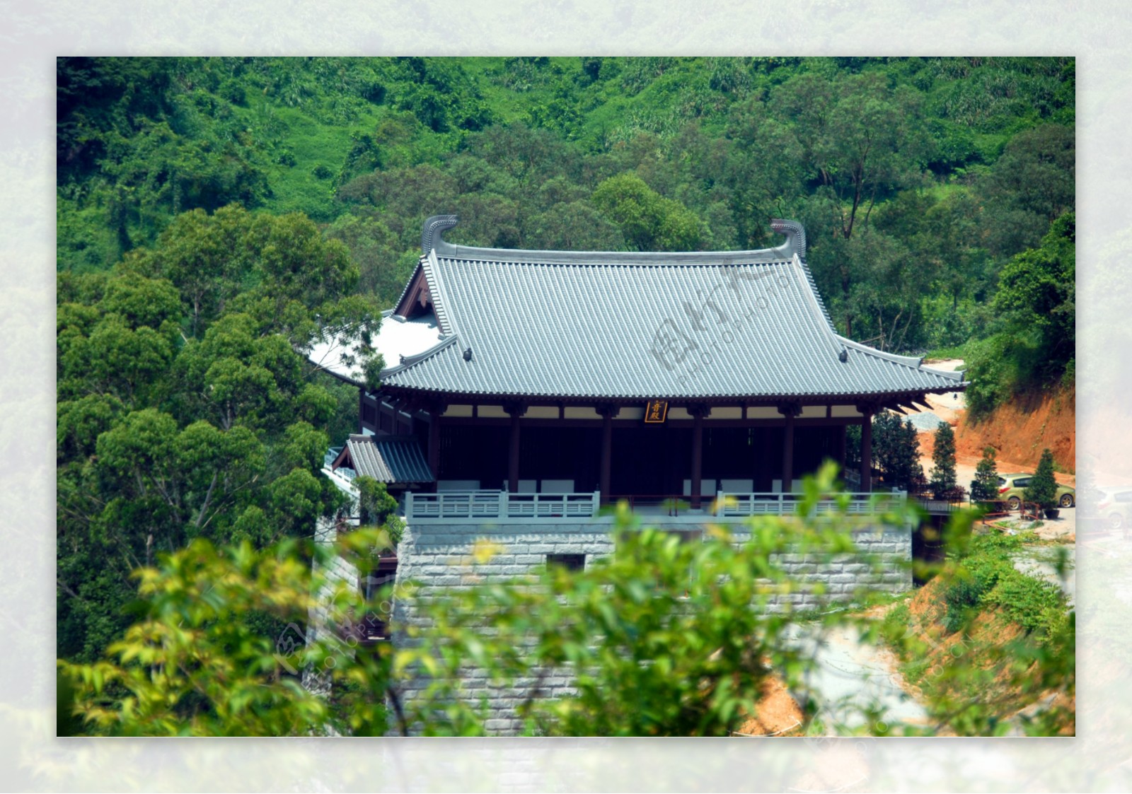 寺庙屋檐古屋图片