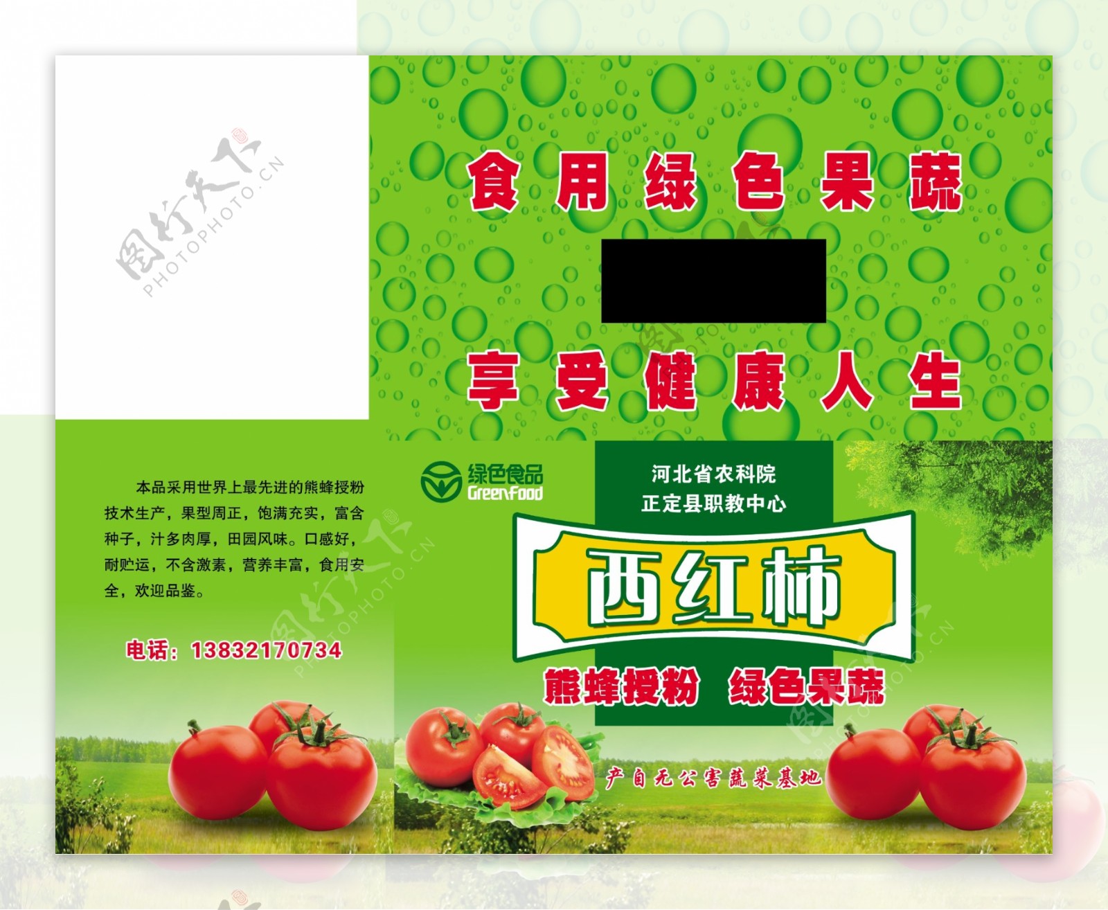 西红柿包装盒图片
