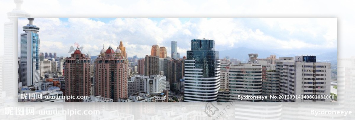 深圳建筑群全景图片