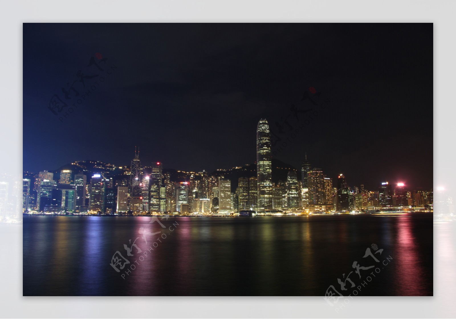 香江之夜美丽夜景图片