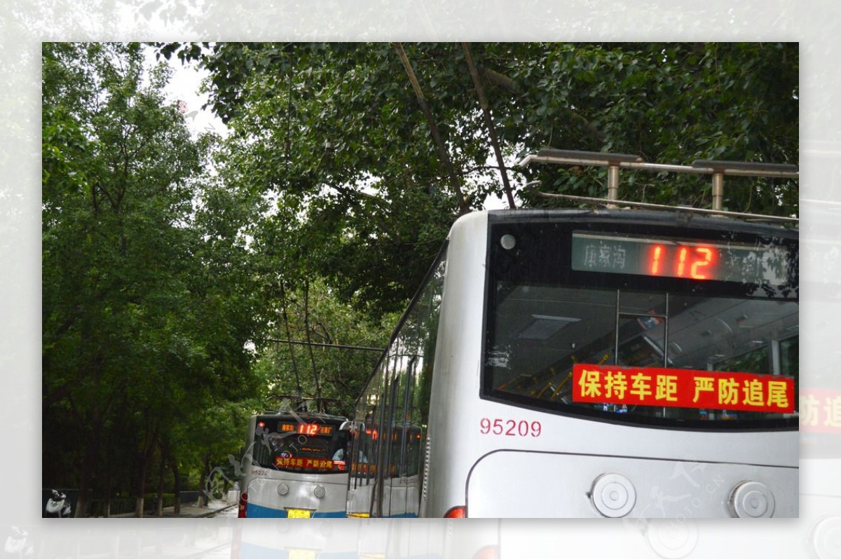 北京电车图片