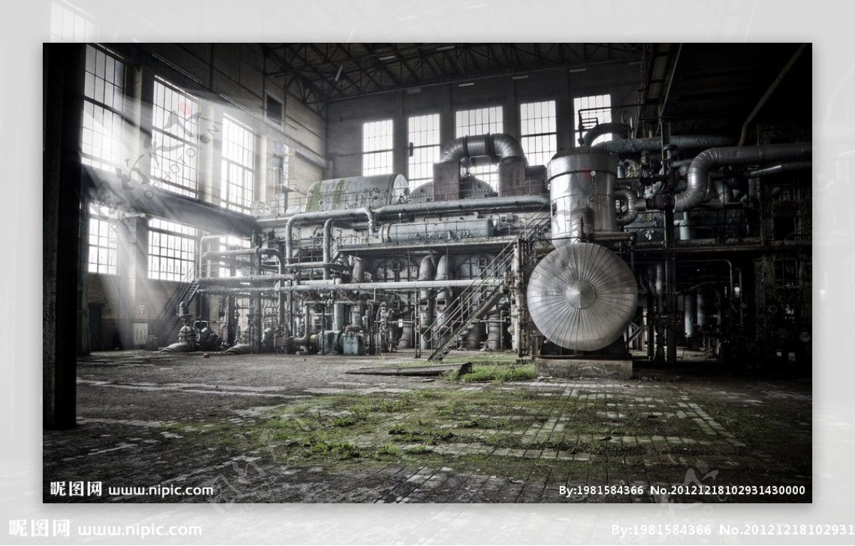 怀旧工厂机器图片