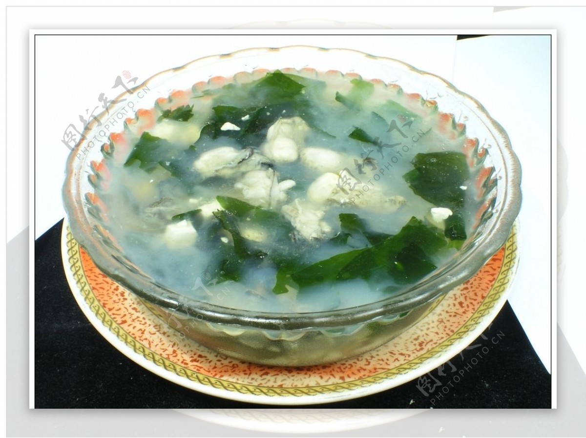 海蛎豆腐汤图片
