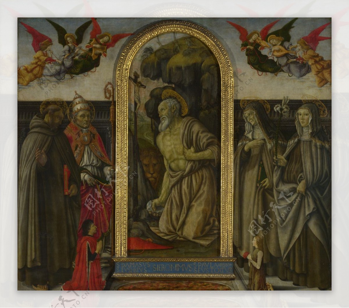 圣杰罗姆在弗朗西斯科圣徒图片