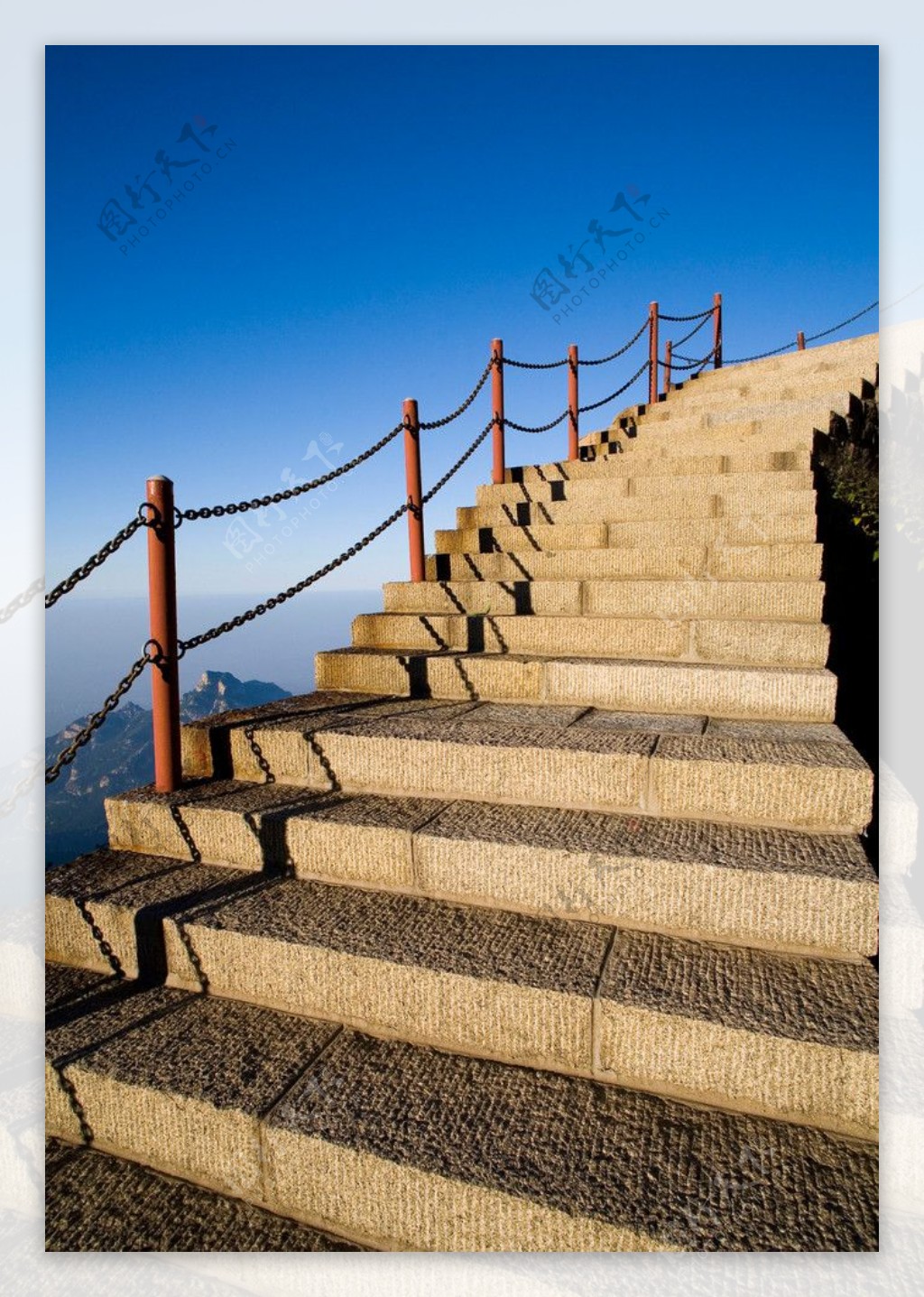 泰安泰山阶梯图片