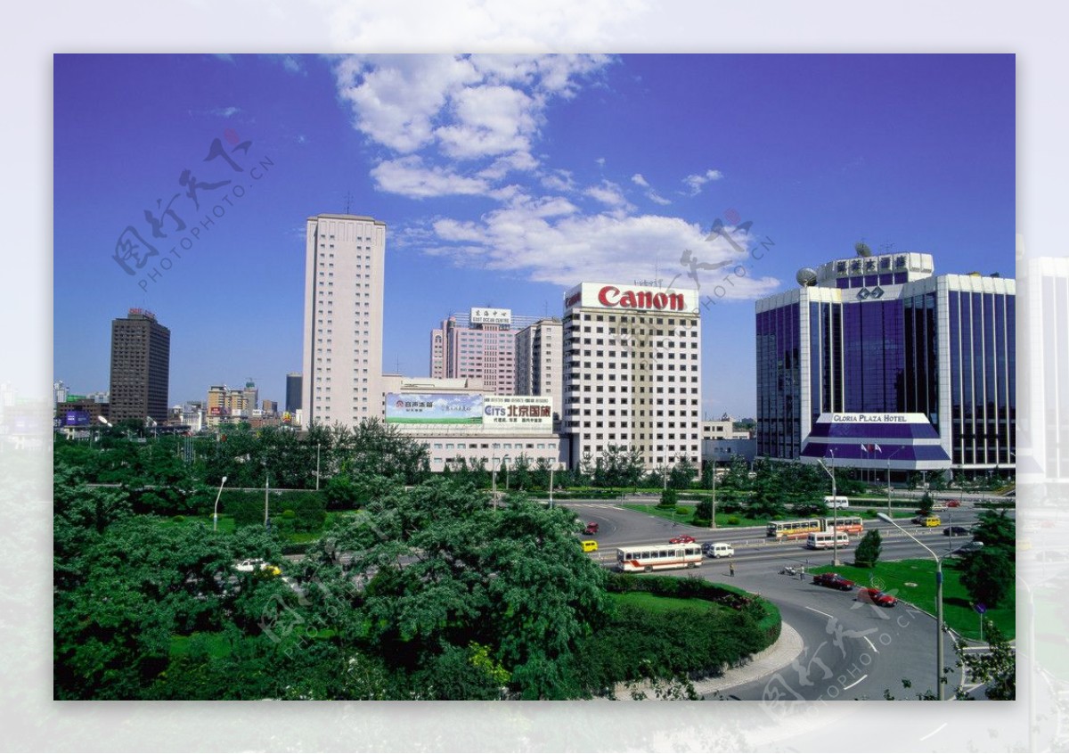 北京城市远景图片
