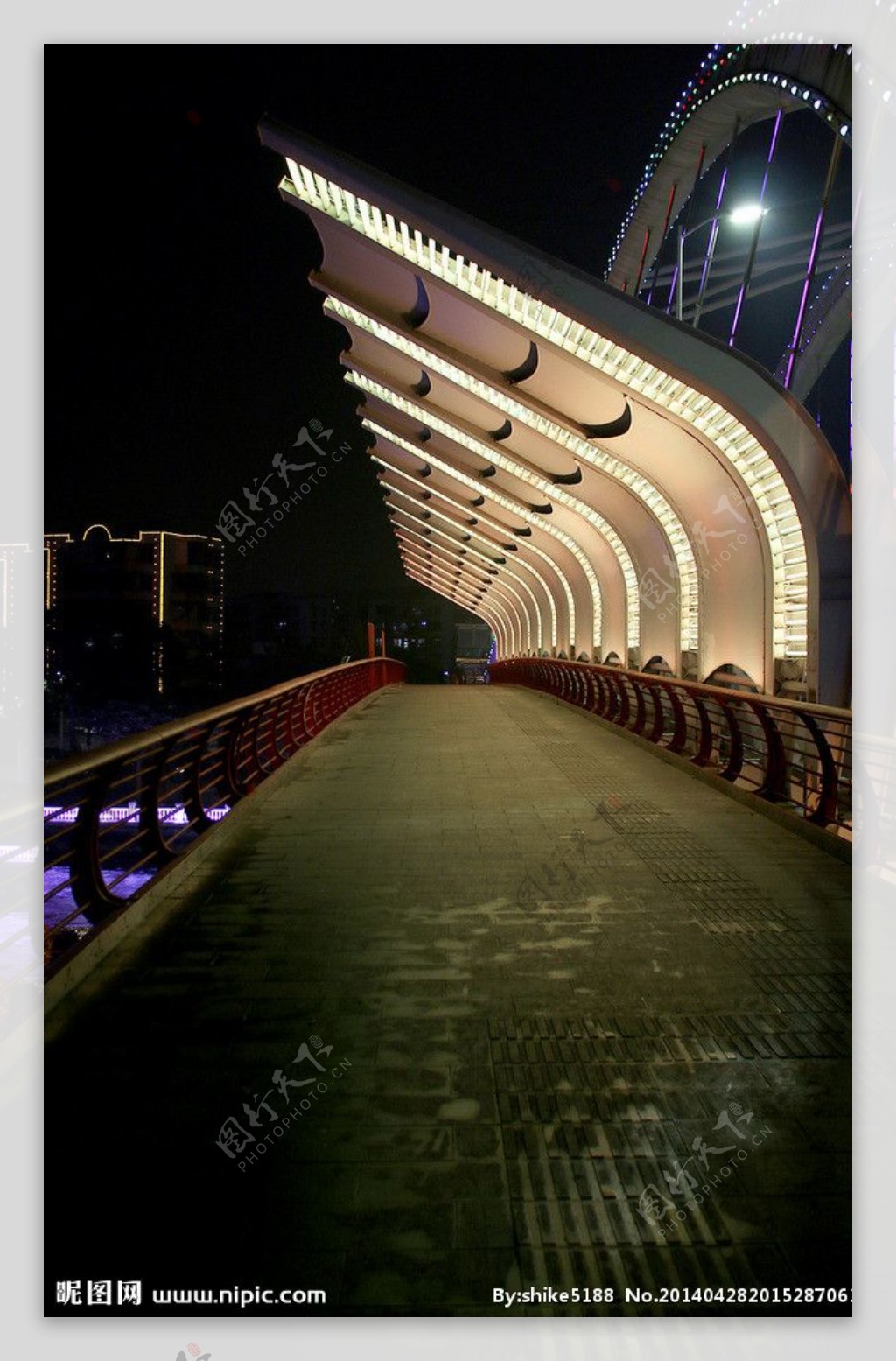 歧江夜景图片
