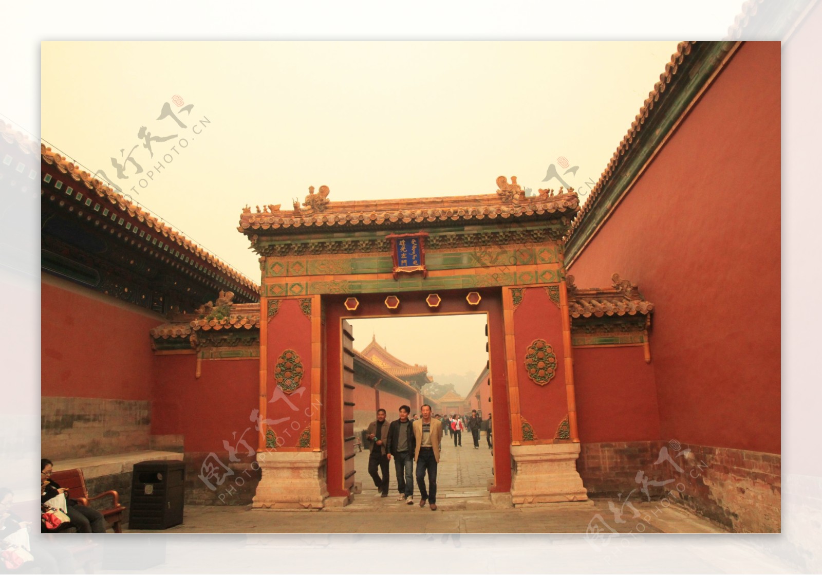 北京故宫城门图片