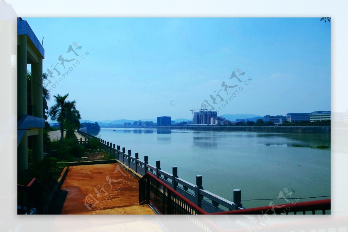 中国桥梁梅州桥梅江江堤图片