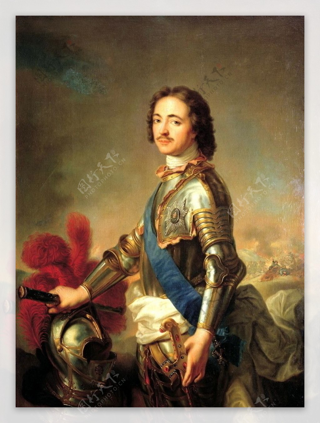 欧洲骑士肖像图片