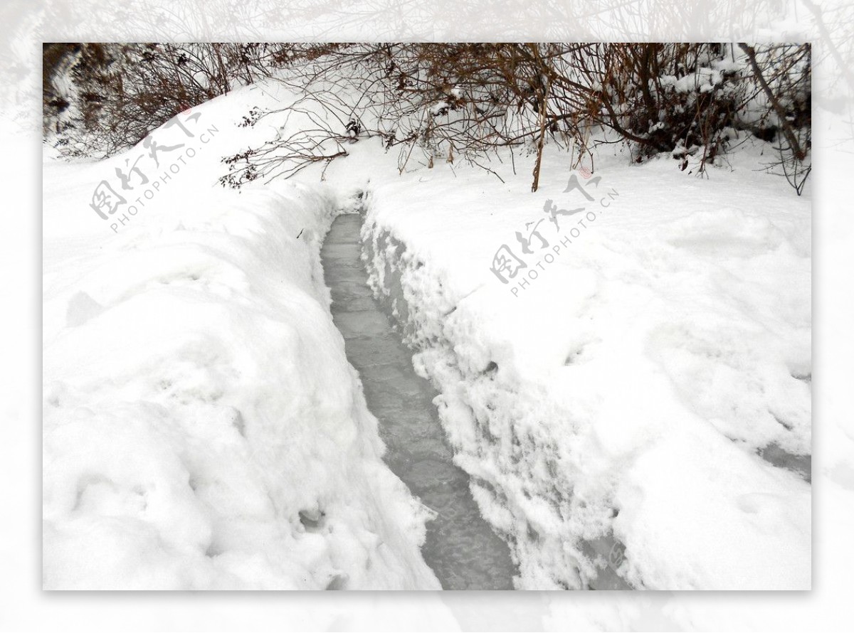 雪景非高清图片