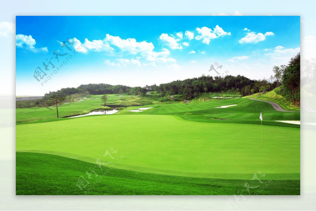 高尔夫球场图片素材-编号24415211-图行天下