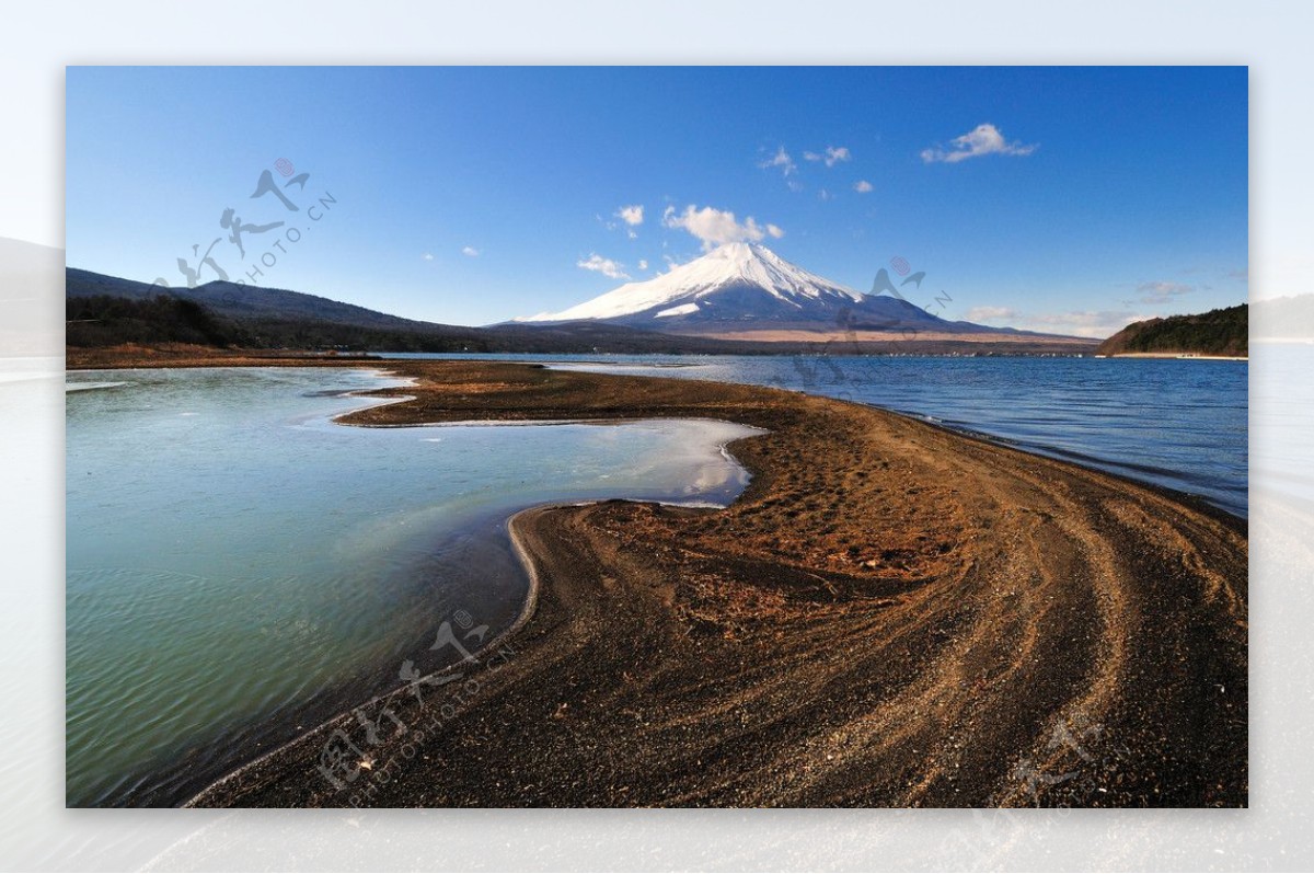 高原湖泊图片