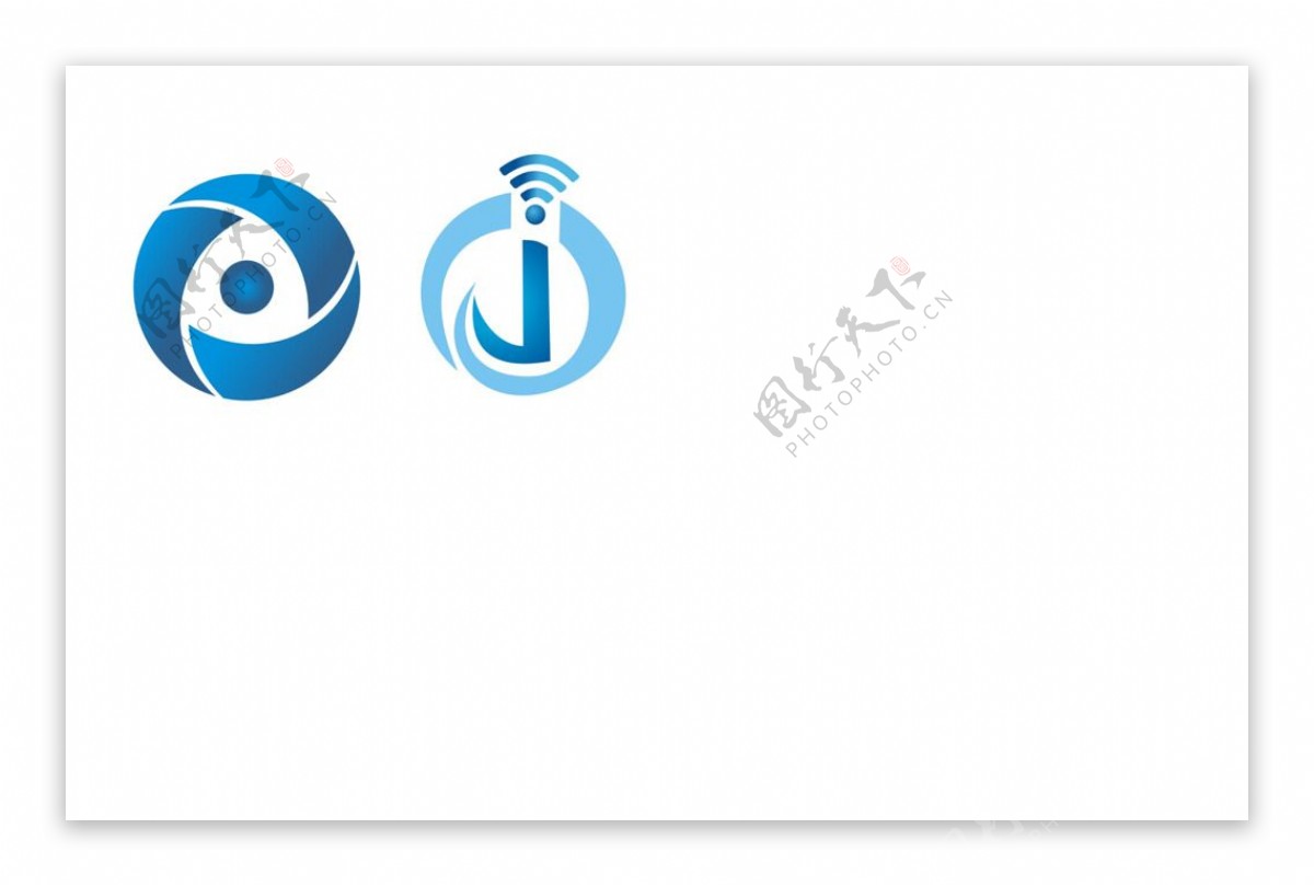 科技蓝色logo图片