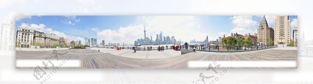 上海外滩360度全景图片