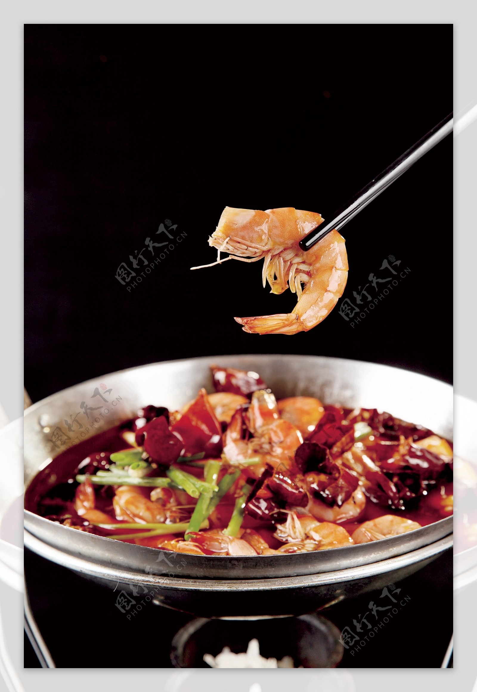 干锅香辣虾图片
