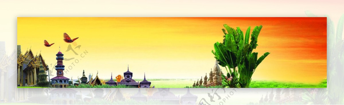 东南亚风情横幅泰图片