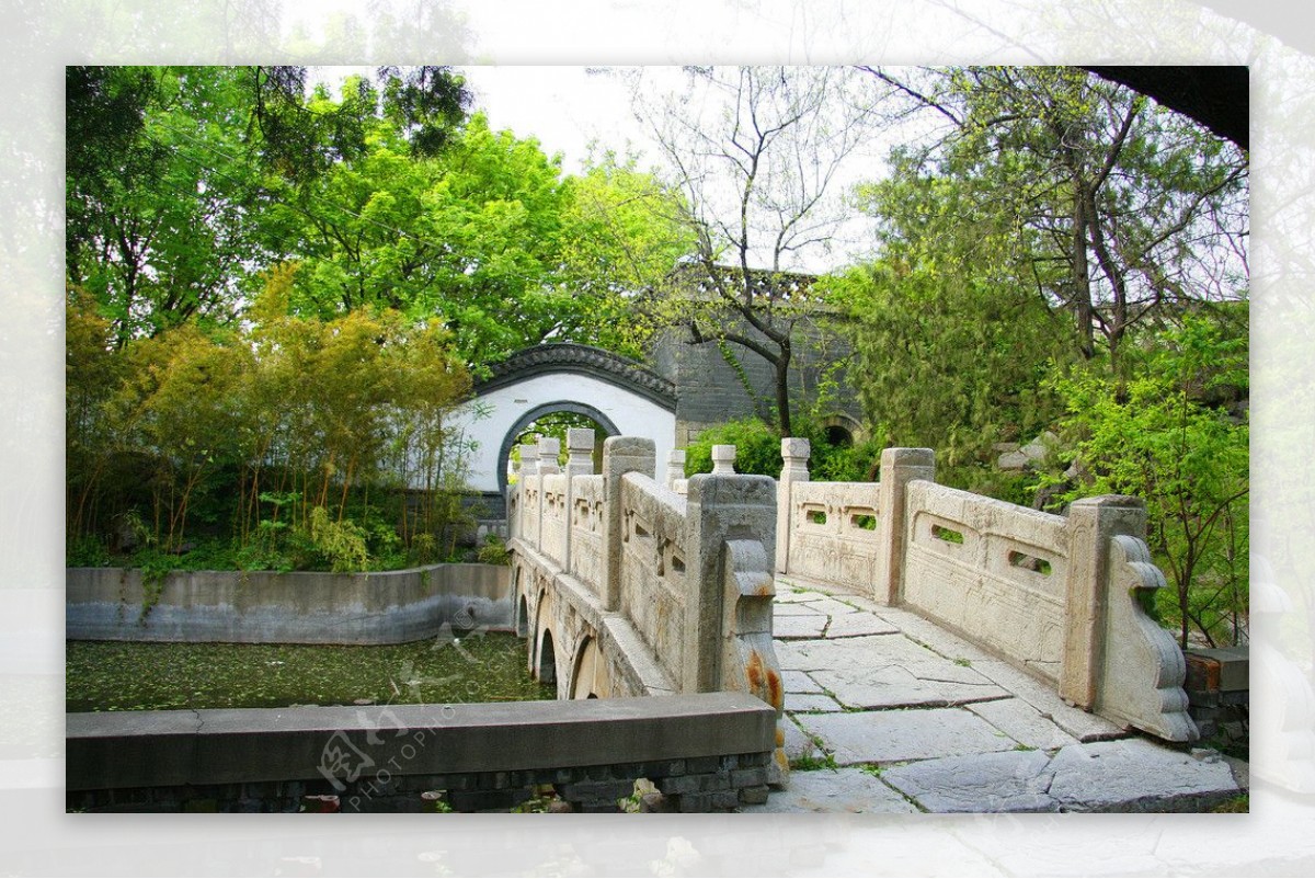 青州偶园石桥图片