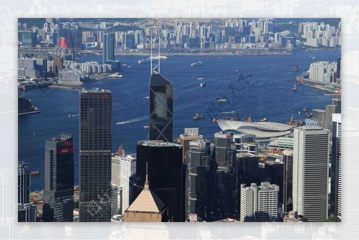 太平山上看香港图片
