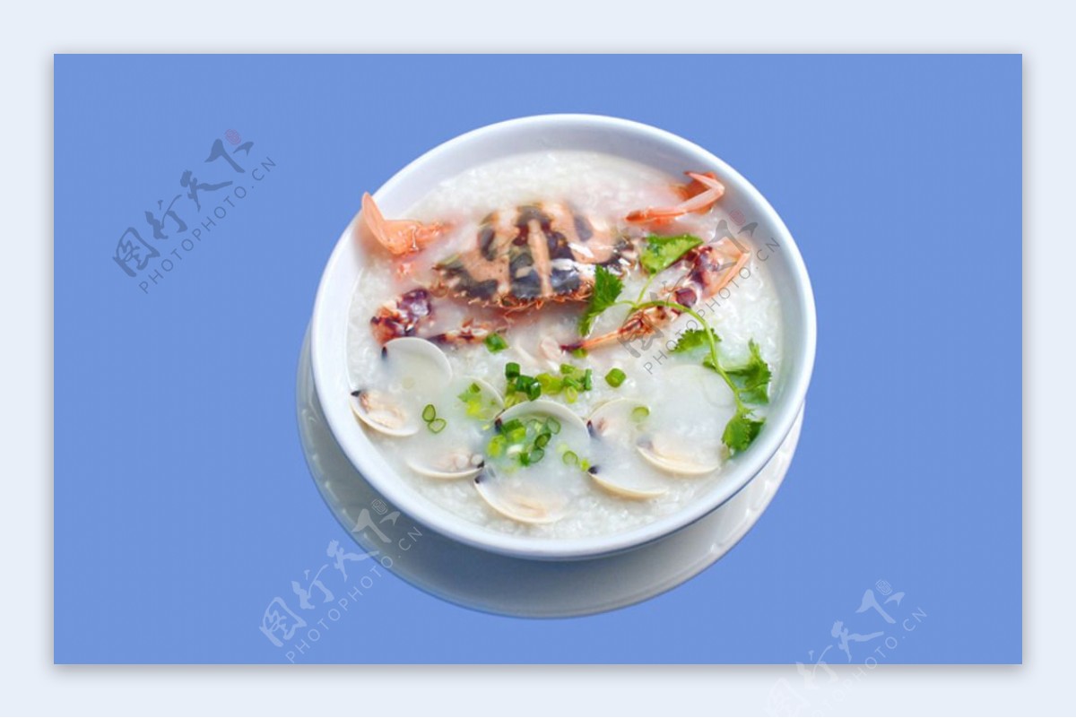 海鲜粥花蟹粥图片